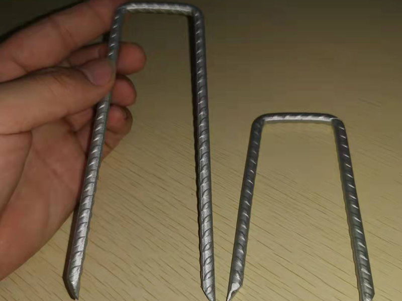 草皮釘-表面帶紋